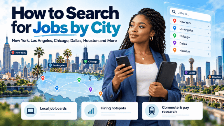 How to Search for Jobs by City: New York, Los Angeles, Chicago, Dallas, Houston and More