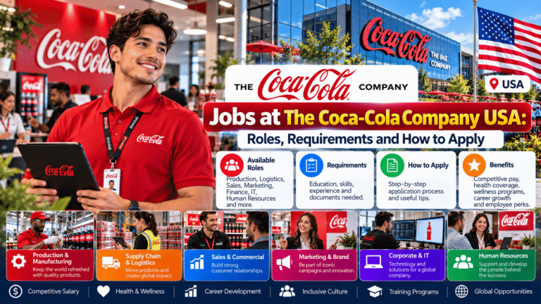 Jobs at The Coca-Cola Company USA: Roles, Requirements and How to Apply