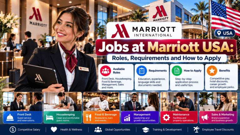 Jobs at Marriott International USA: Roles, Requirements and How to Apply
