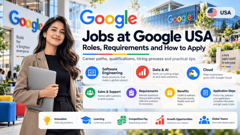 Jobs at Google USA: Roles, Requirements and How to Apply