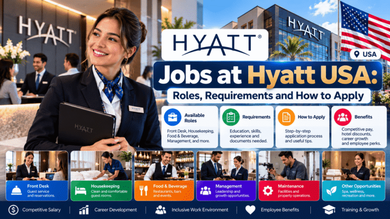 Jobs at Hyatt USA: Roles, Requirements and How to Apply