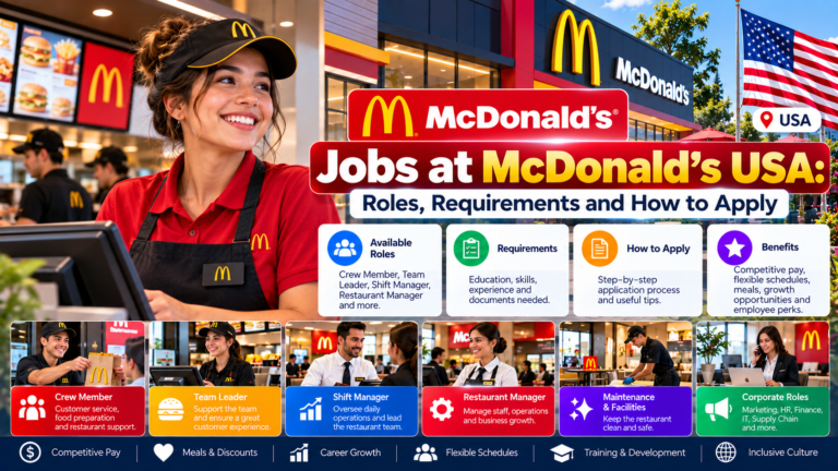 Jobs at McDonald's USA: Roles, Requirements and How to Apply