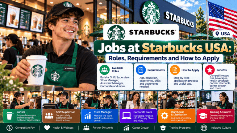 Jobs at Starbucks USA: Roles, Requirements and How to Apply