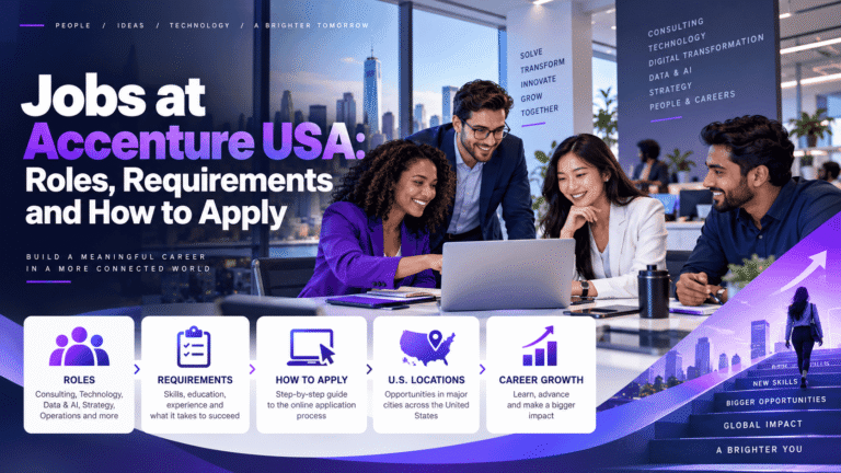 Jobs at Accenture USA: Roles, Requirements and How to Apply