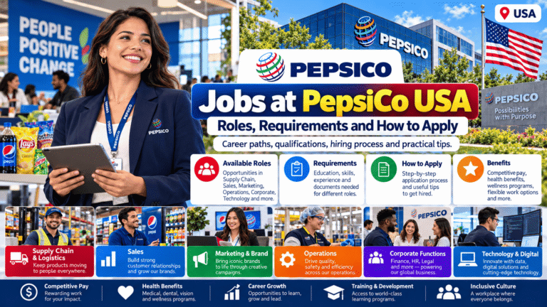 Jobs at PepsiCo USA: Roles, Requirements and How to Apply