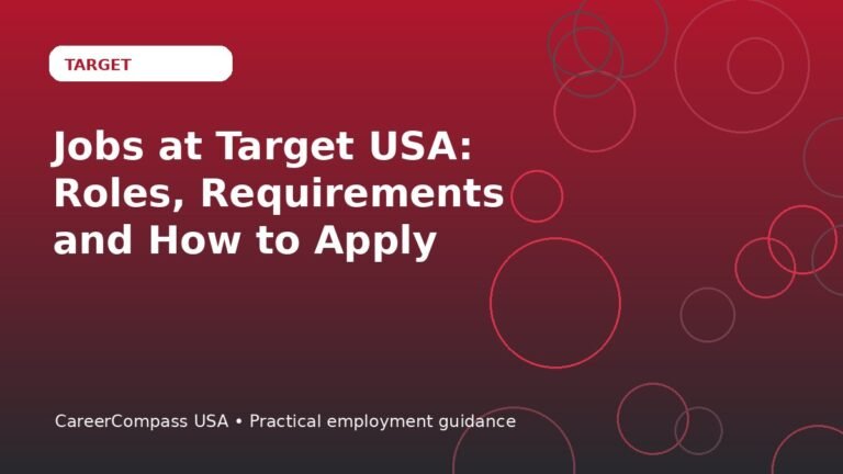 Jobs at Target USA: Roles, Requirements and How to Apply